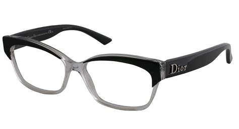 Christian Dior Eyeglasses Unisex Cd3197 K4X/15 Black Crystal